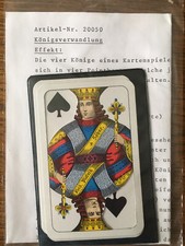 8 Zauberkarten Zaubertricks Mentalmagie Konvolut 70er Jahre