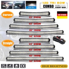 LED Arbeitsscheinwerfer 22 32 42 52 Zoll Lichtbalken Lightbar Auto Offroad 12V