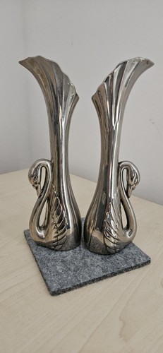 Vintage versilberte vasen - ,