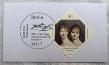 250. Geburtstag Johann Gottfried Schadow - Ersttags-Sonderstempel