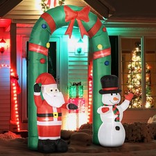 HOMCOM Weihnachtsdeko 2,45 m