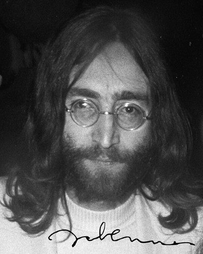 Repro autogramm john lennon - -,