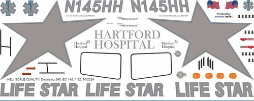 Decal 545 eurocopter 145 - eurocopter, ec