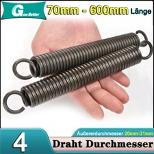 Federstahl Feder Zugfeder 4 mm