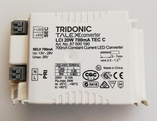 Tridonic led treiber - lci, 20w