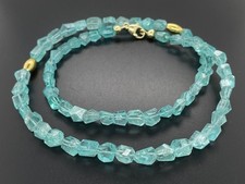 KETTE 925/- SILBER VERG. MIT APATIT & HÄMATIT BEH.  SOGNI D'ORO SCHMUCKJAGD