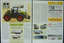 CLAAS Trecker Zubehör + FLIEGL Abschiebewagen v Wiking..ein Modellbericht #1203m