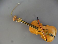 Geige Deko Holz zum Aufhängen