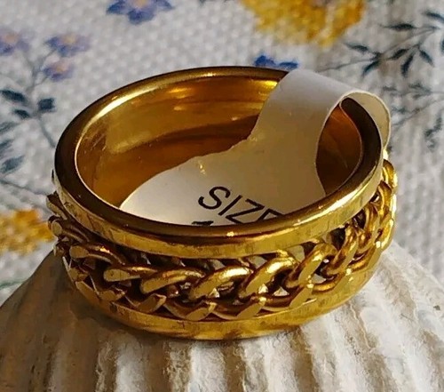 Edelstahl ring ungetragen wie - ring,