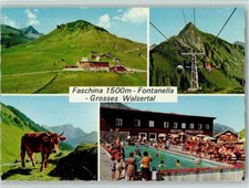 10104525 - Fontanella Hotel Faschina, Pool und Sessellift AK Gute Erhaltung