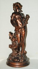 Skulptur figur putto frau - skulptur,