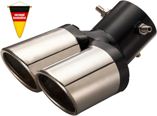 Auto auspuffblende doppelrohr - auspuffblende,