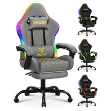 Bigzzia RGB Gaming Stuhl Leder
