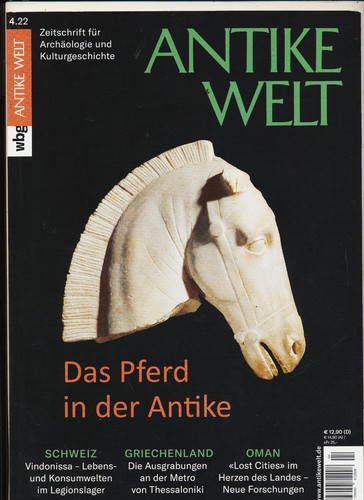 Antike welt das - pferd, in