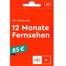 HD+ Plus Verlängerung 12 Monate für alle Karten HD01,02,03,04,05 per E-Mail