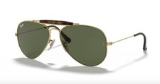 Ray Ban 3029 Outdoorsman II - 62 181 - Sonnenbrille - Gold/Grün G15
