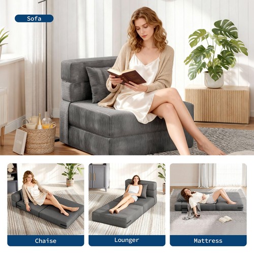 2in1 183x71x15cm schlafsessel - 2in1,