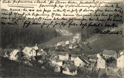 Schwarzwald stutzhaus - ak,