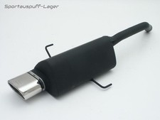 Ulter Sportauspuff Alfa Romeo GT 2004- 145x75mm flachoval eingerollt + Absorber