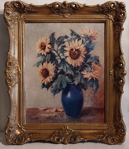 Vintage sonnenblumen bild - vintage,
