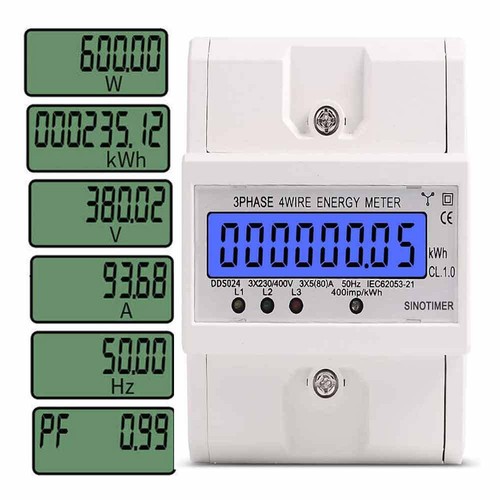 Lcd drehstromzähler für - drehstromzähler,