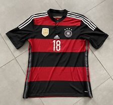 Trikot Deutschland KROOS DFB XL Away Adidas Rot 4 Sterne WM Patch 2014