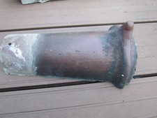 Alter Antiker Firstziegel Dachziegel Ziegel Stein Tonziegel Wand-Kerzenhalter