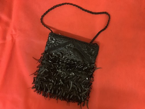 Handtasche schwarz klein - , leder