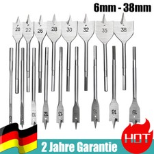 17Pcs Flachfräsbohrer 6-38mm