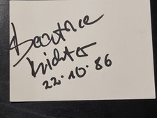 Autogramm - Beatrice Richter
