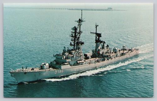 Postcard german destroyer - postcard,