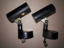 ERCO Spot Strahler 70er Jahre 2 Stück schwarz Vintage Garagenfund