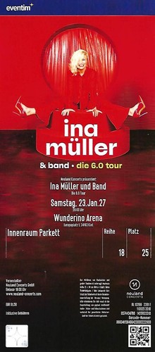 Konzertkarten ina müller - ina,