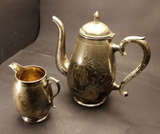 Antik jugendstil kaffeekanne - antik,