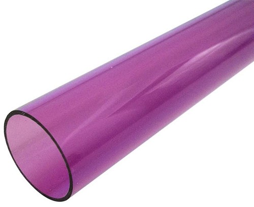 Plastikrohr rötlich rosa - , zum