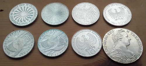 Deutsche mark und 1 - 10, dm