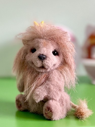 Ooak miniatur löwe künstler - ooak,