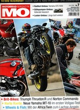 Zeitschrift MO Motorrad #7 von 2016 Norton Commando Yamaha MT-10 Africa Twin