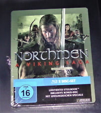 NORTHMEN A VIKING SAGA LIMITIERTE STEELBOOK EDITION DOPPEL BLU RAY NEU & OVP