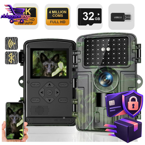 Wildkamera video 60mp wlan - video,