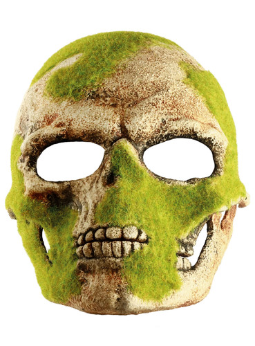 Bewachsener schädel maske - schädel,