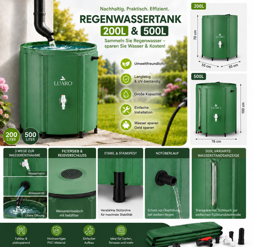 Faltbarer regenwassertank mit - regenwassertank,