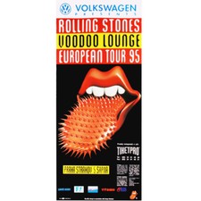 Original XXL Rolling Stones Poster aus 1995 - Voodoo Lounge European Tour 95
