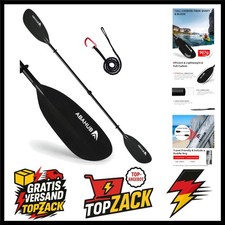 2teilig Kajak Paddel Vollcarbon verstellbar 220cm bis 230cm Doppelpaddel mit ...