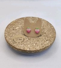 Ohrringe Ohrstecker Erdbeere