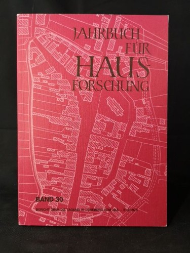 Jahrbuch für hausforschung - jahrbuch,