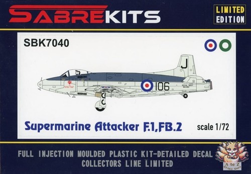 Supermarine attacker - 1/72,