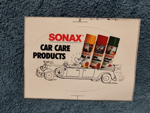 Sonax aufkleber car - aufkleber,, care