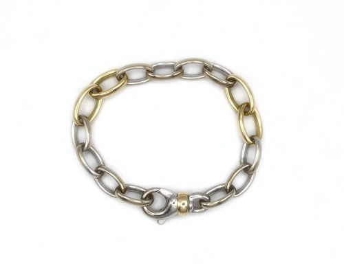 Armband gelb und weissgold - armband, gelb-und