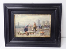 Altes sehr fein gemaltes Öl